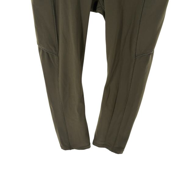 Lululemon Dark Olive Green Speed Up Crop 21" Cropped Leggings - Picture 5 of 10